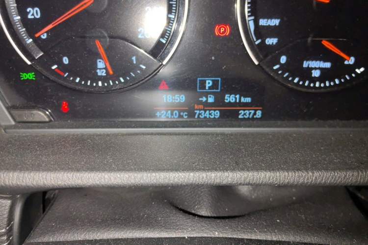 Used BMW X2 2020 sDrive25i Leading Model M Sport Package Odometer Close Up