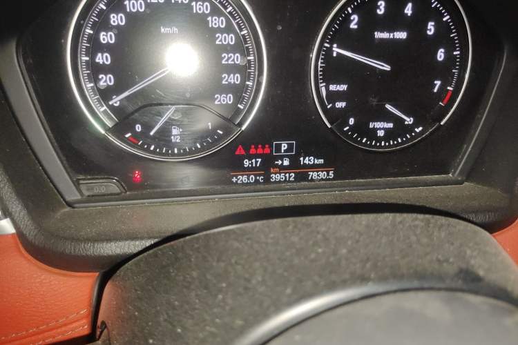 Used BMW X2 2020 sDrive25i Leading Model M Sport Package Odometer Close Up