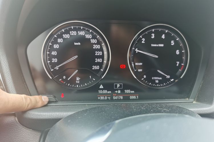 Used BMW X2 2020 sDrive20i M Sport Package Odometer Close Up