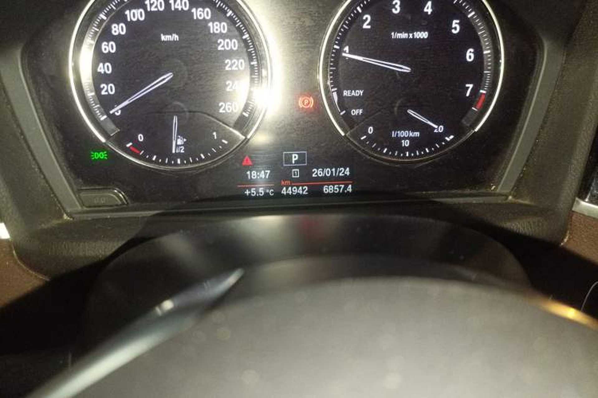 Used BMW X2 2020 sDrive20i M Sport Package Odometer Close Up