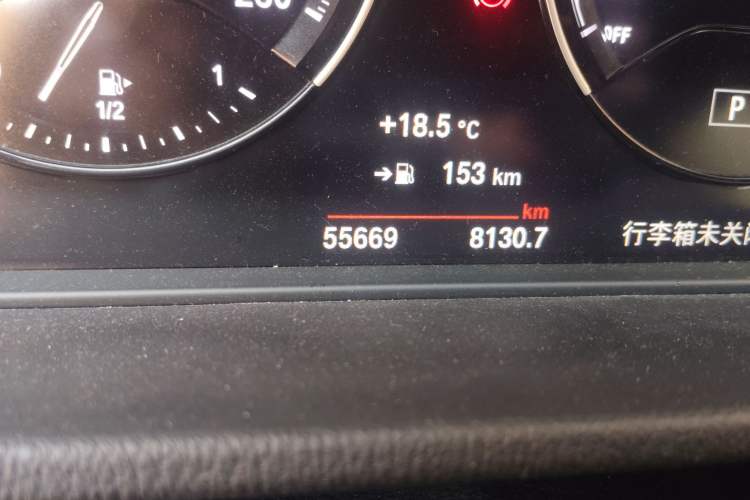 Used BMW X2 2020 sDrive25i Leading Model M Sport Package Odometer Close Up