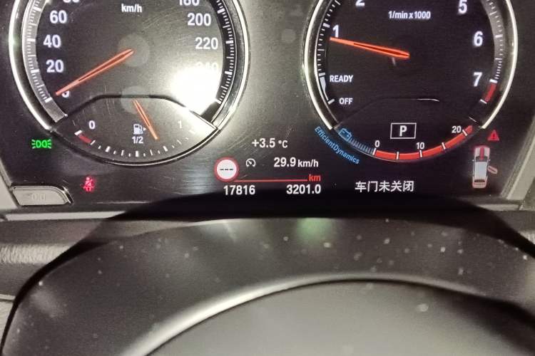 Used BMW X2 2020 sDrive25i Luxury M Sport Package Odometer Close Up