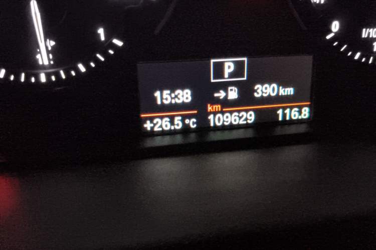 Used BMW X2 2020 sDrive20i M Sport Package Odometer Close Up