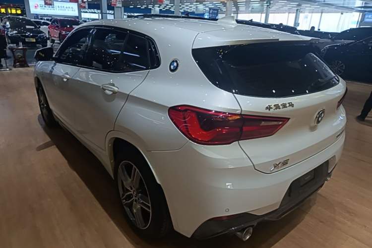 Used BMW X2 2020 sDrive25i Leading Model M Sport Package Rear Left 45 Deg