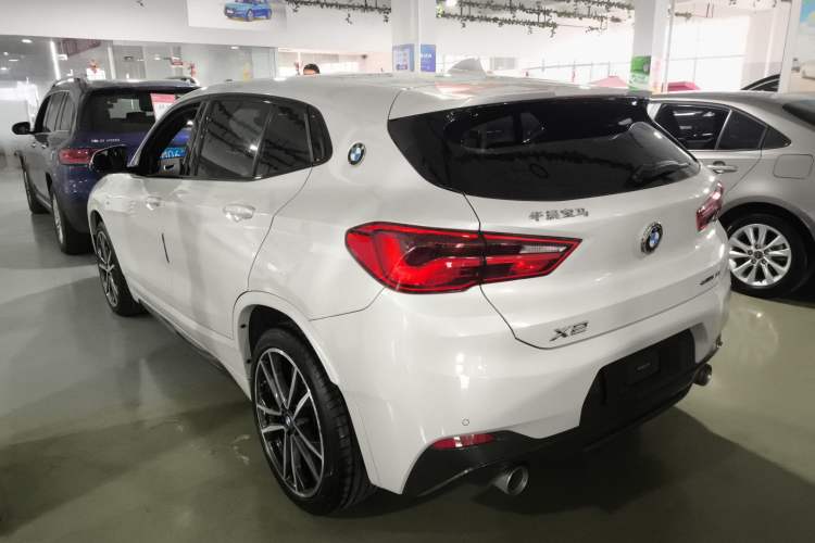 Used BMW X2 2020 sDrive25i Luxury Model with M Sport Package Rear Left 45 Deg