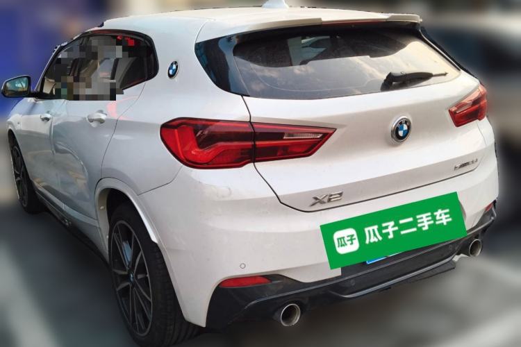 Used BMW X2 2020 sDrive25i Luxury Model with M Sport Package Rear Left 45 Deg