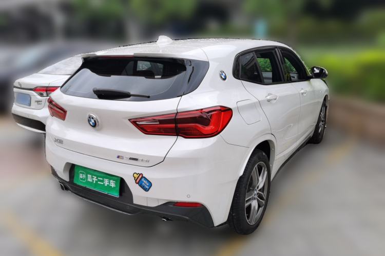 Used BMW X2 2020 sDrive25i Leading Model M Sport Package Rear Right 45 Deg