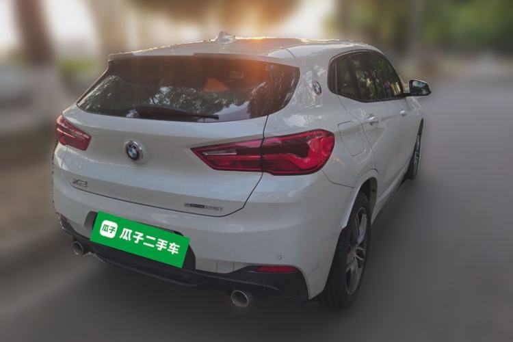 Used BMW X2 2020 sDrive25i Leading Model M Sport Package Rear Right 45 Deg