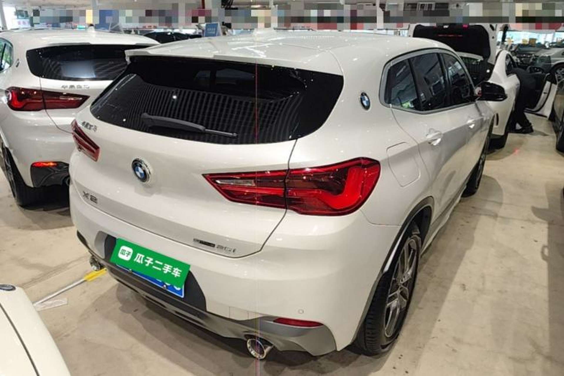 Used BMW X2 2020 sDrive25i Leading Model M Sport Package Rear Right 45 Deg