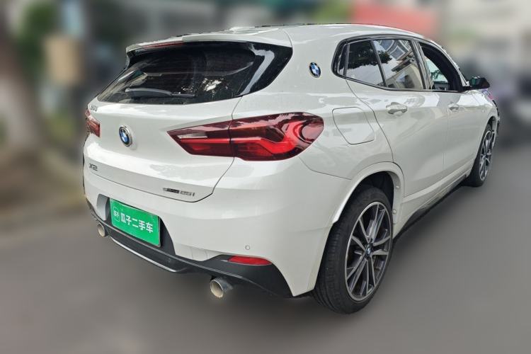 Used BMW X2 2020 sDrive25i Luxury Model with M Sport Package Rear Right 45 Deg