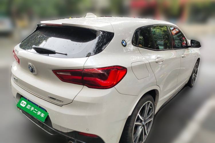 Used BMW X2 2020 sDrive25i Luxury Model with M Sport Package Rear Right 45 Deg