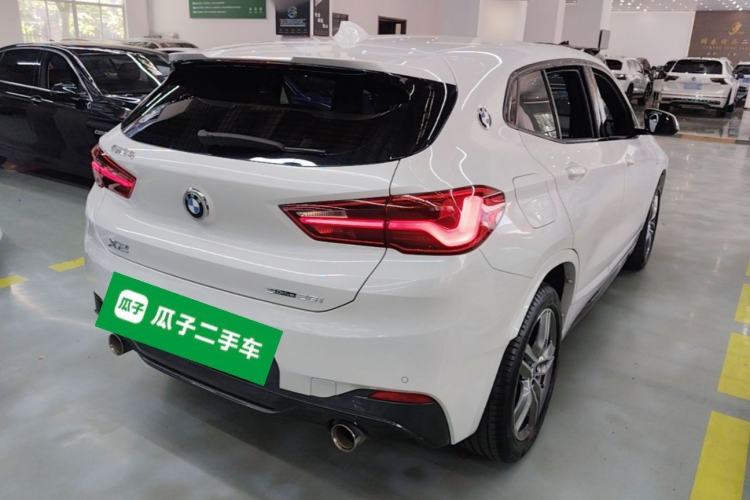 Used BMW X2 2020 sDrive25i Leading Model M Sport Package Rear Right 45 Deg