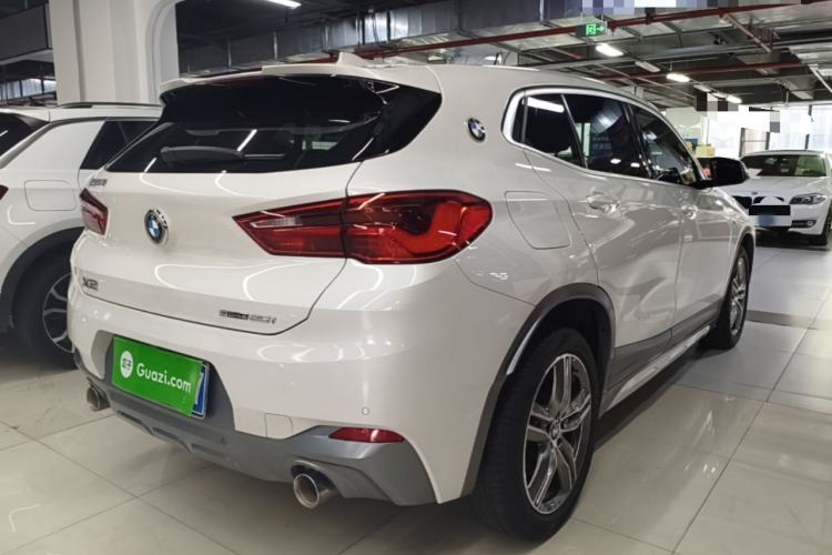 Used BMW X2 2020 sDrive25i Leading Model M Sport Package Rear Right 45 Deg