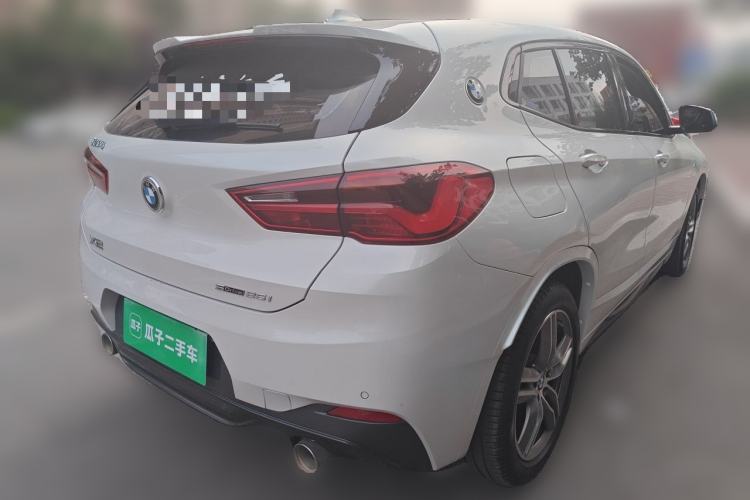 Used BMW X2 2020 sDrive25i Leading Model M Sport Package Rear Right 45 Deg
