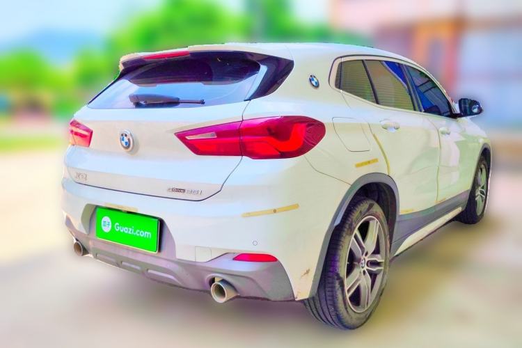 Used BMW X2 2020 sDrive25i Leading Model M Sport Package Rear Right 45 Deg