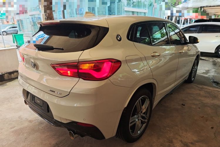 Used BMW X2 2020 sDrive25i Leading Model M Sport Package Rear Right 45 Deg
