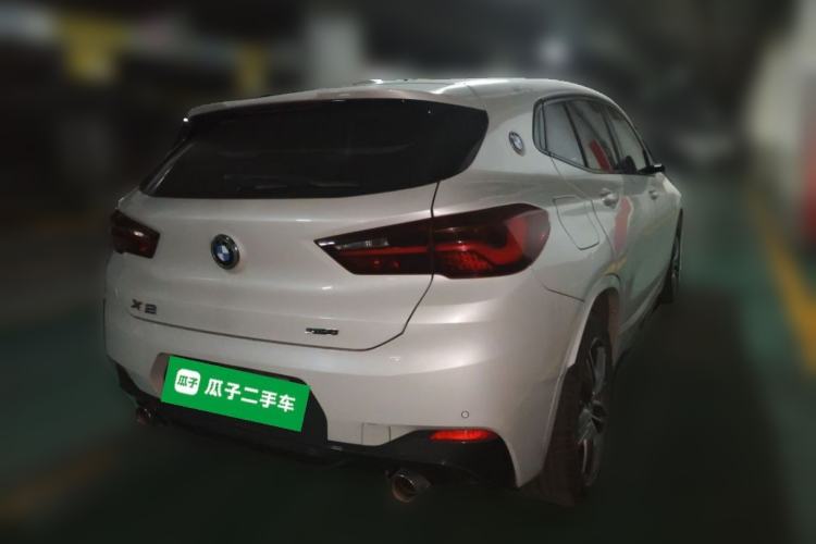 Used BMW X2 2020 sDrive25i Leading Model M Sport Package Rear Right 45 Deg