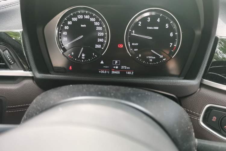 Used BMW X2 2020 sDrive25i Leading Model M Sport Package Odometer Close Up