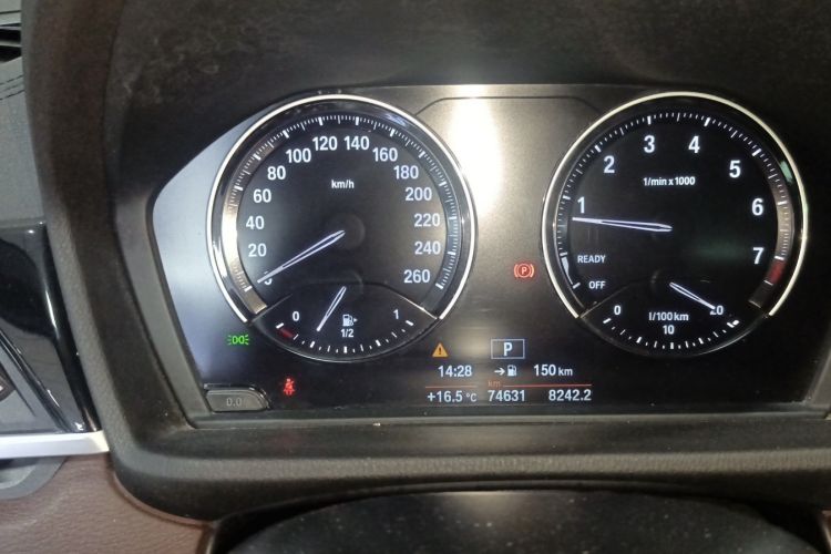Used BMW X2 2020 sDrive25i Leading Model M Sport Package Odometer Close Up