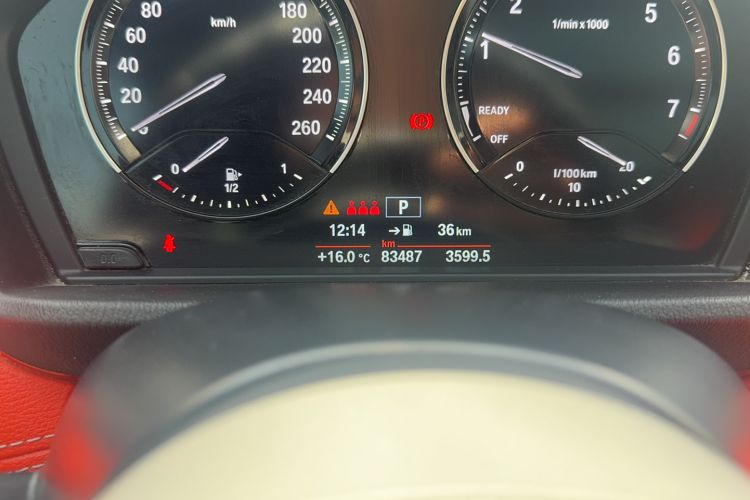 Used BMW X2 2020 sDrive25i Leading Model M Sport Package Odometer Close Up