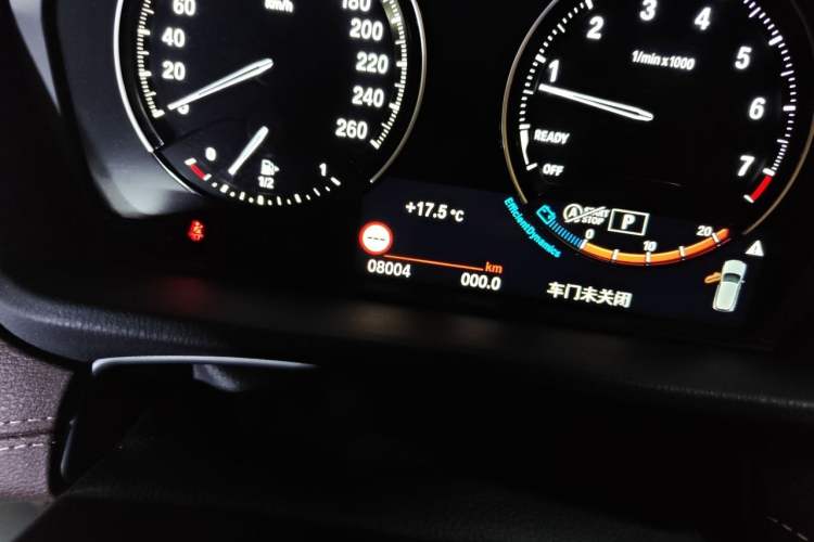 Used BMW X2 2020 sDrive25i Luxury M Sport Package Odometer Close Up