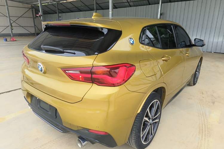 Used BMW X2 2020 sDrive25i Luxury Model with M Sport Package Rear Right 45 Deg