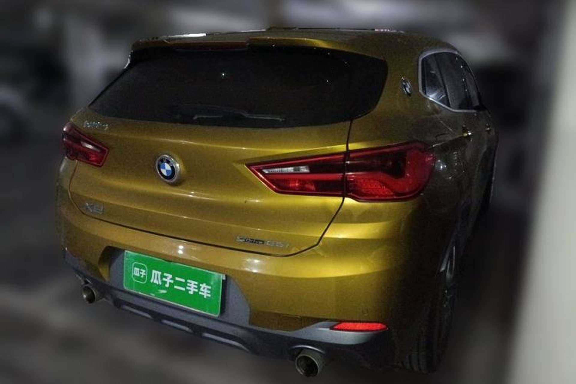 Used BMW X2 2020 sDrive25i Leading Model M Sport Package Rear Right 45 Deg