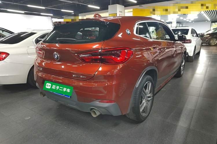 Used BMW X2 2020 sDrive25i Leading Model M Sport Package Rear Right 45 Deg