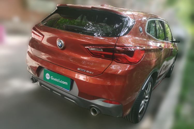 Used BMW X2 2020 sDrive25i Leading Model M Sport Package Rear Right 45 Deg