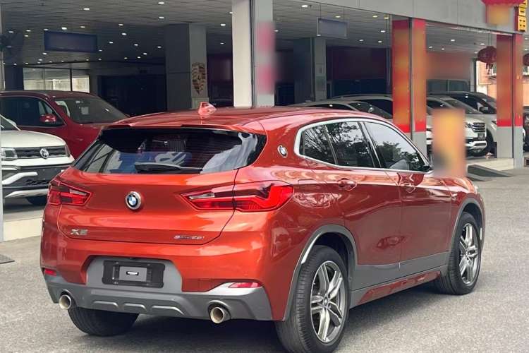 Used BMW X2 2020 sDrive25i Leading Model M Sport Package Rear Right 45 Deg
