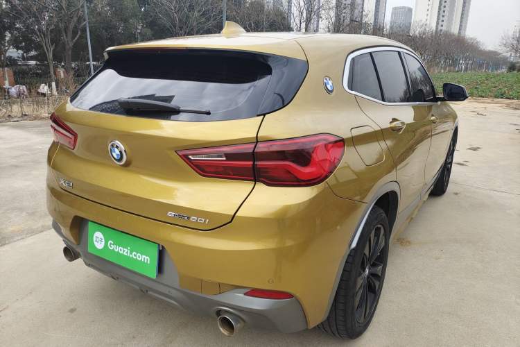 Used BMW X2 2020 sDrive20i M Sport Package Rear Right 45 Deg