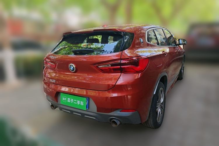 Used BMW X2 2020 sDrive25i Leading Model M Sport Package Rear Right 45 Deg