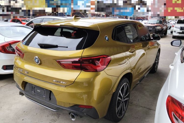 Used BMW X2 2020 sDrive25i Luxury Model with M Sport Package Rear Right 45 Deg