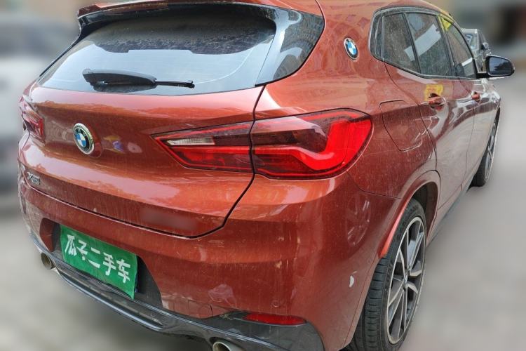 Used BMW X2 2020 sDrive25i Luxury Model with M Sport Package Rear Right 45 Deg
