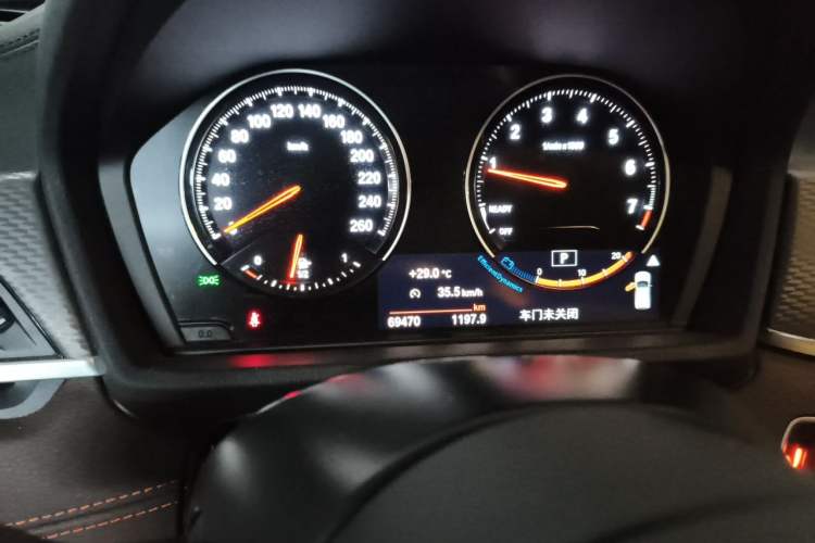 Used BMW X2 2021 Restyled sDrive25i Sharp Edition Odometer Close Up