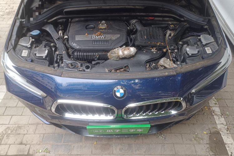 Used BMW X2 2021 sDrive25i Luxury Model with M Sport Package Engine Bay
