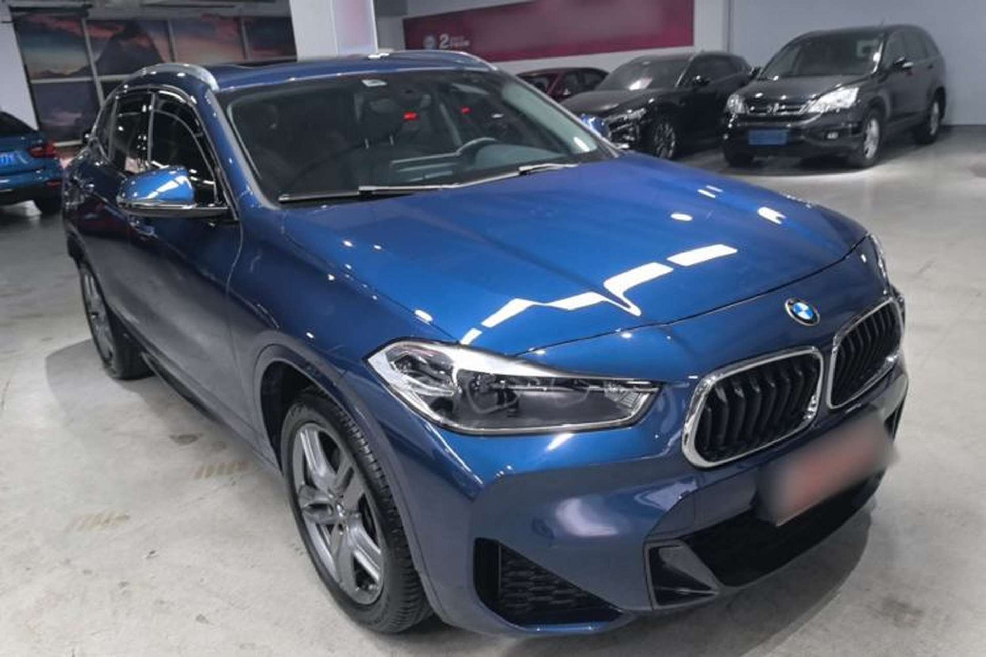 Used BMW X2 2021 Restyled sDrive25i M Sport Package Front Right 45 Deg