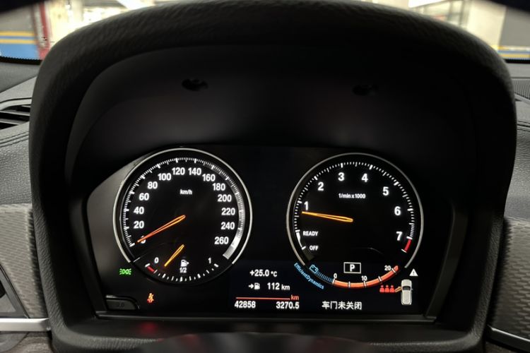 Used BMW X2 2021 sDrive25i Luxury M Sport Package Odometer Close Up