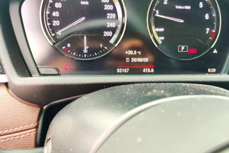 Used BMW X2 2021 sDrive25i M Sport Package Odometer Close Up