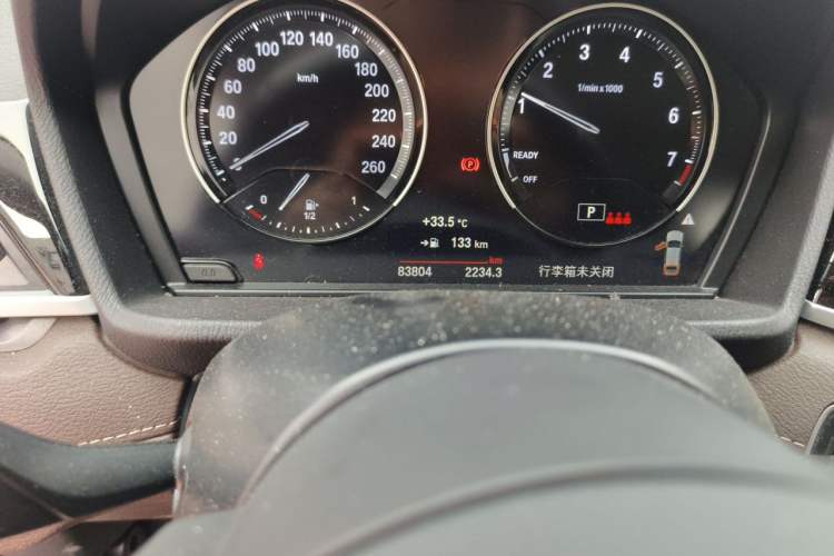 Used BMW X2 2021 sDrive25i Leading Model M Off-Road Package Odometer Close Up
