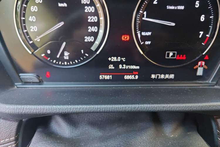 Used BMW X2 2021 Restyled sDrive25i M Sport Package Odometer Close Up