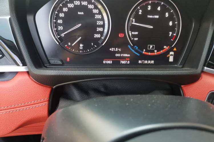 Used BMW X2 2021 Restyled sDrive25i M Sport Package Odometer Close Up
