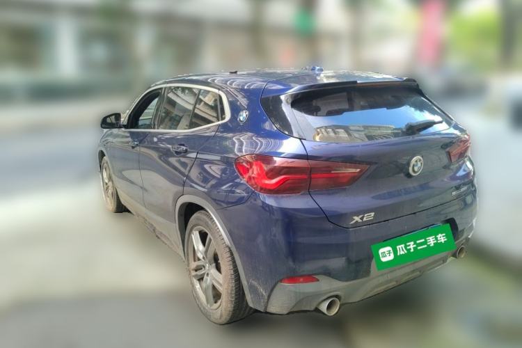 Used BMW X2 2021 sDrive25i Leading Model M Sport Package Rear Left 45 Deg