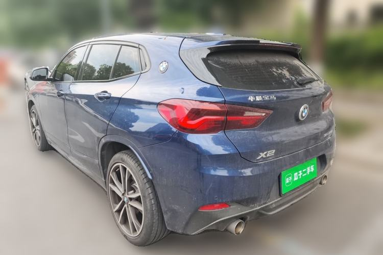 Used BMW X2 2021 sDrive25i Luxury Model with M Sport Package Rear Left 45 Deg