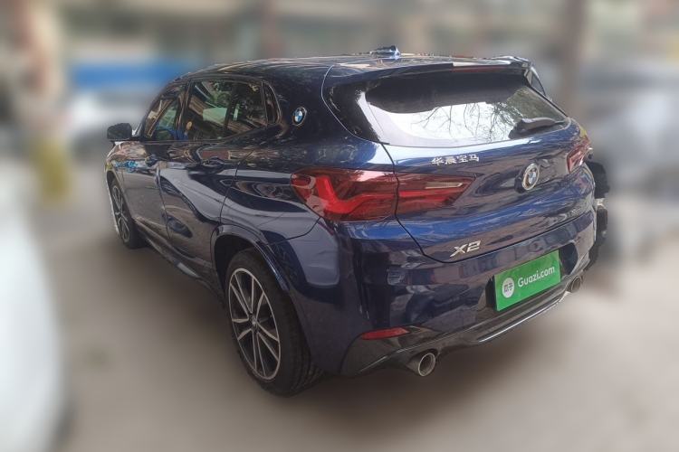 Used BMW X2 2021 sDrive25i Luxury Model with M Sport Package Rear Left 45 Deg