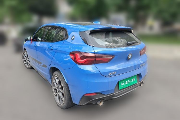 Used BMW X2 2021 Restyled sDrive25i Midnight Edition Rear Left 45 Deg