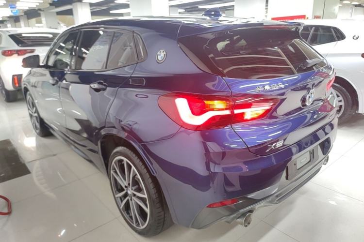 Used BMW X2 2021 sDrive25i Luxury Model with M Sport Package Rear Left 45 Deg