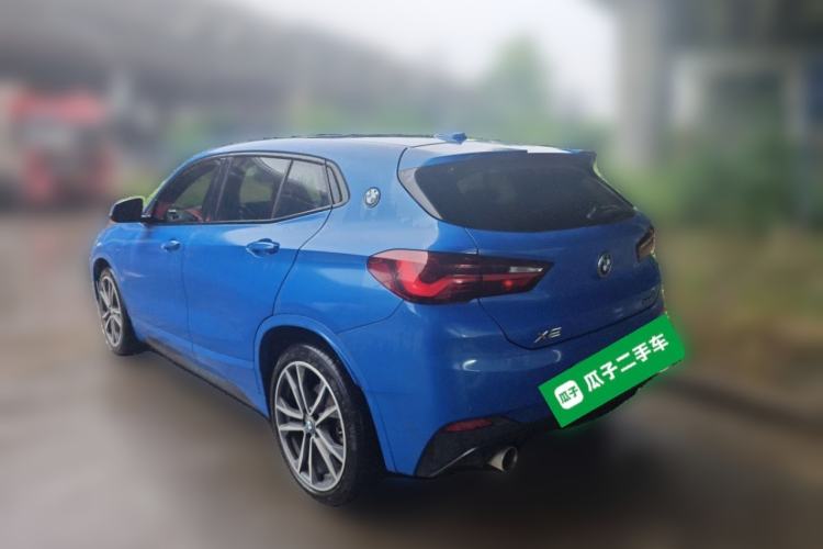 Used BMW X2 2021 sDrive25i Luxury Model with M Sport Package Rear Left 45 Deg
