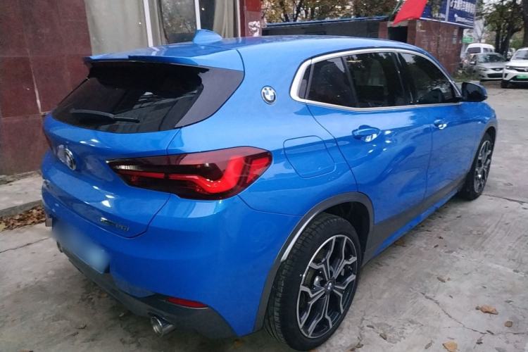 Used BMW X2 2021 sDrive25i Luxury M Sport Package Rear Right 45 Deg