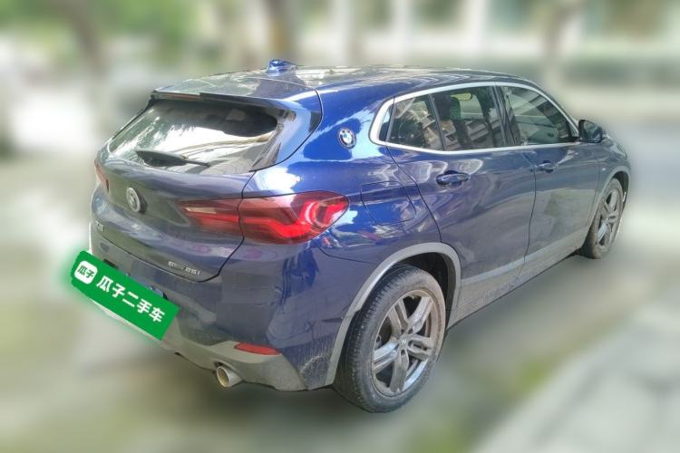 Used BMW X2 2021 sDrive25i Leading Model M Sport Package Rear Right 45 Deg